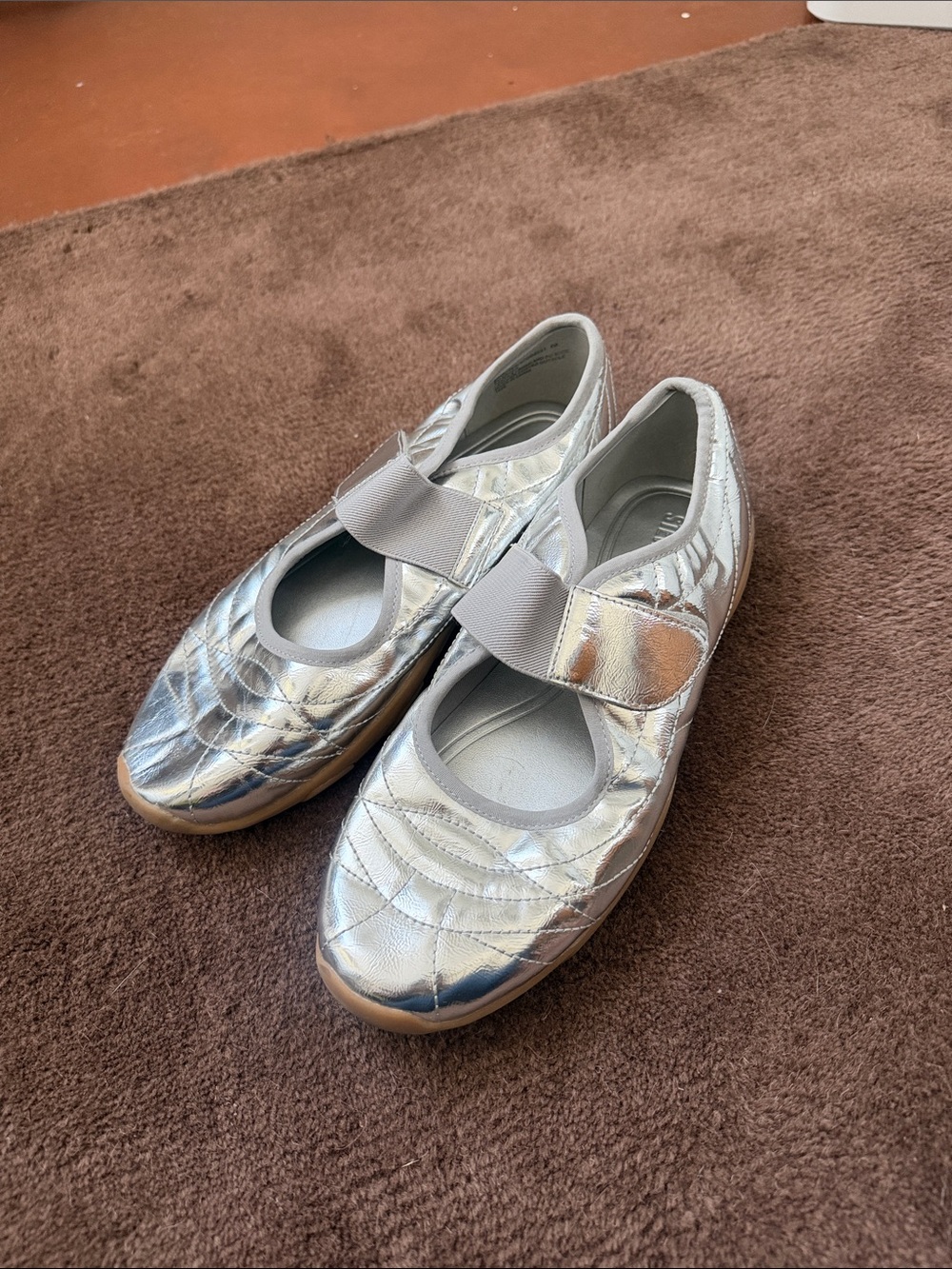 Metallic Steve Madden Mary Jane sneakers